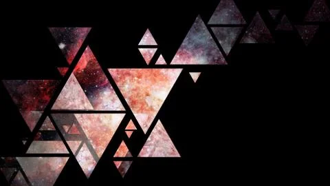 Space and geometry design. Elements of this image furnished by NASA. 스톡 사진