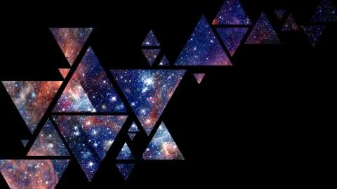 Space and geometry design. Elements of this image furnished by NASA. 写真素材