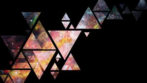 Space and geometry design. Elements of this image furnished by NASA. 스톡 사진