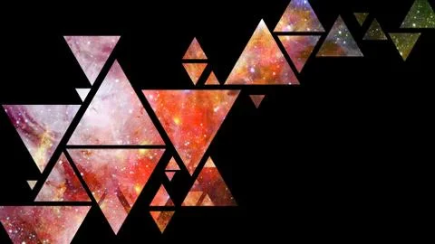 Space and geometry design. Elements of this image furnished by NASA. 스톡 사진