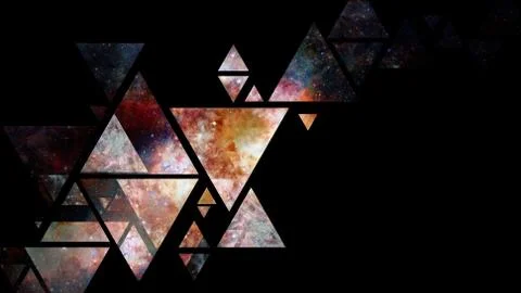 Space and geometry design. Elements of this image furnished by NASA. 스톡 사진