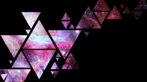 Space and geometry design. Elements of this image furnished by NASA. 写真素材