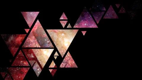 Space and geometry design. Elements of this image furnished by NASA. Stock Photos