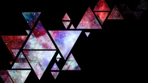 Space and geometry design. Elements of this image furnished by NASA. 写真素材