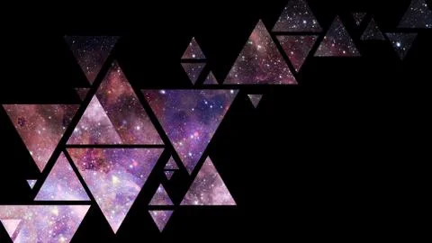 Space and geometry design. Elements of this image furnished by NASA. 스톡 사진