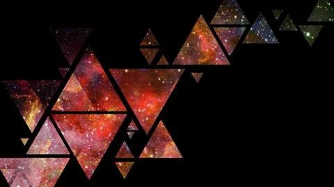 Space and geometry design. Elements of this image furnished by NASA. Stock Photos