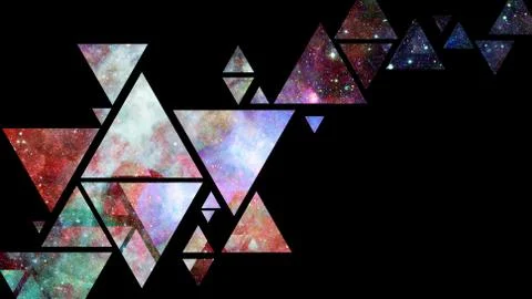 Space and geometry design. Elements of this image furnished by NASA. 写真素材