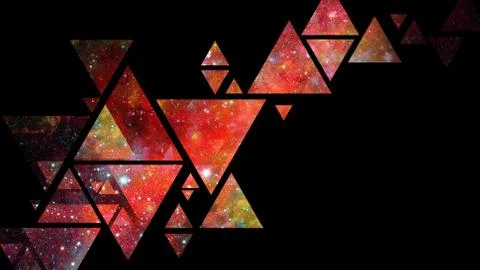 Space and geometry design. Elements of this image furnished by NASA. Stock Photos