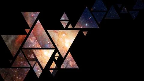 Space and geometry design. Elements of this image furnished by NASA. 스톡 사진