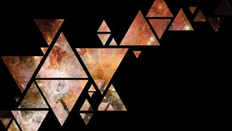 Space and geometry design. Elements of this image furnished by NASA. 写真素材