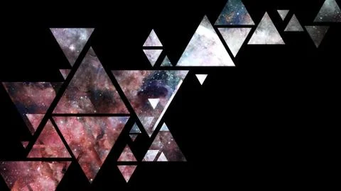 Space and geometry design. Elements of this image furnished by NASA. 스톡 사진