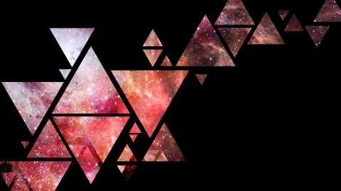 Space and geometry design. Elements of this image furnished by NASA. Stock Photos