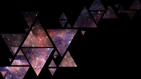 Space and geometry design. Elements of this image furnished by NASA. Stock Photos