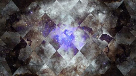 Space and geometry design. Elements of this image furnished by NASA. Foto stock