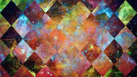 Space and geometry design. Elements of this image furnished by NASA. 스톡 사진