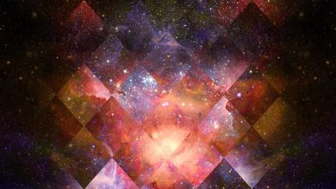 Space and geometry design. Elements of this image furnished by NASA. 写真素材