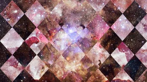 Space and geometry design. Elements of this image furnished by NASA. 스톡 사진