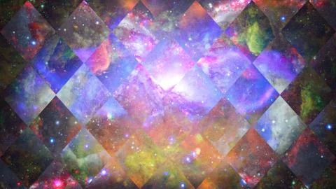 Space and geometry design. Elements of this image furnished by NASA. Stock Photos