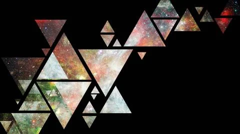 Space and geometry design. Elements of this image furnished by NASA. Space... 스톡 사진