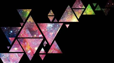 Space and geometry design. Elements of this image furnished by NASA. Space... 스톡 사진