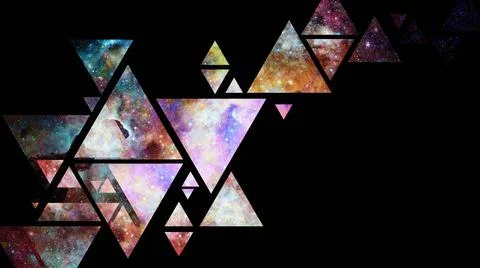 Space and geometry design. Elements of this image furnished by NASA. Space... Stock Photos