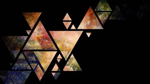 Space and geometry design. Elements of this image furnished by NASA. Space... 스톡 사진