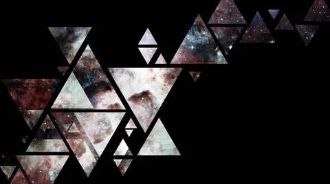 Space and geometry design. Elements of this image furnished by NASA. Space... 写真素材