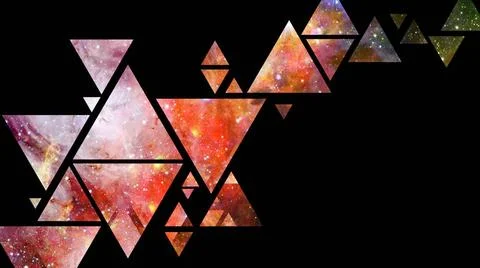 Space and geometry design. Elements of this image furnished by NASA. Space... Stock Photos