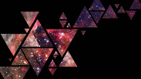 Space and geometry design. Elements of this image furnished by NASA. Space... 스톡 사진