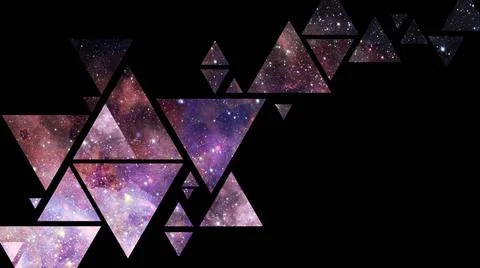 Space and geometry design. Elements of this image furnished by NASA. Space... Stock Photos