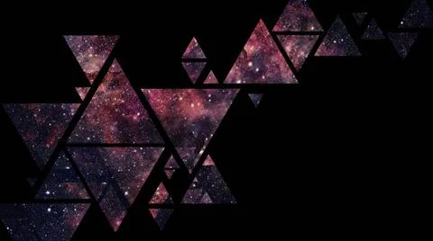 Space and geometry design. Elements of this image furnished by NASA. Space... Stock Photos