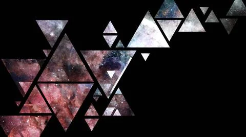 Space and geometry design. Elements of this image furnished by NASA. Space... Stock Photos