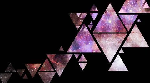 Space and geometry design. Elements of this image furnished by NASA. Space... Stock Photos