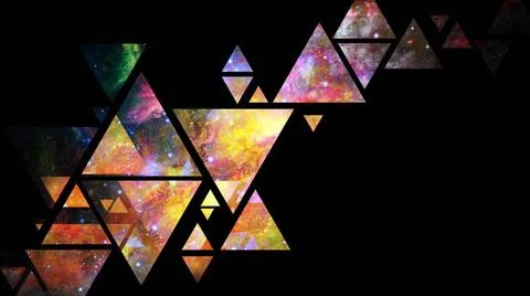 Space and geometry design. Elements of this image furnished by NASA. Space... Stock Photos