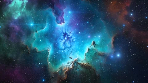 Space and nebula Stock Footage 243264027