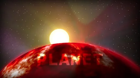 Space and Planet 2 Stock Footage 5903315