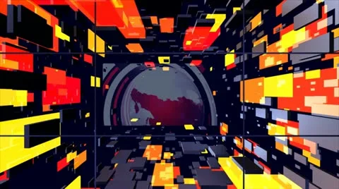 Space and technology. Background for Headline, intro Stock Footage 22098381