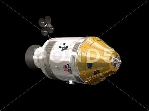 Space Apollo Stock Illustration