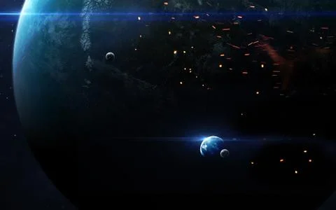 Space art in high resolution Stock Photos