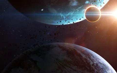Space art in high resolution Stock Photos