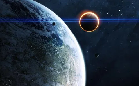 Space art in high resolution Stock Photos