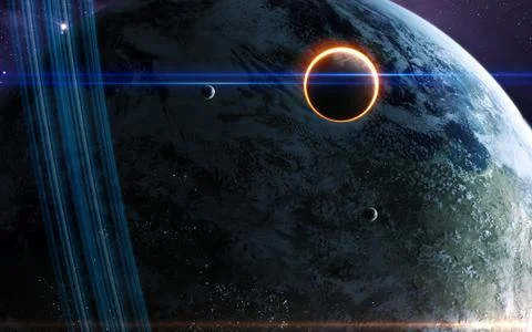 Space art in high resolution Stock Photos