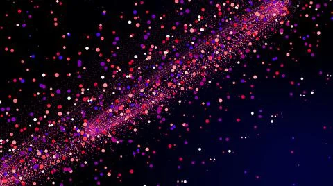 Space art particles abstract background Stock Illustration