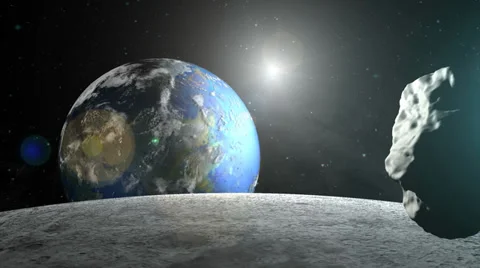 Space asteroid Stock Footage 32225335