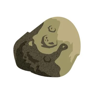 Space asteroid icon vector design 스톡 일러스트