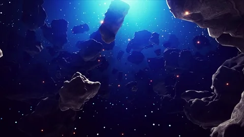 Space Asteroids Stock Footage 318660209