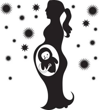 Space of baby Stock Illustration
