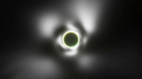 Space Background, 4K 60FPS, Black Hole, Absorb Light Energy, Colorful Ring Stock Footage 232388311