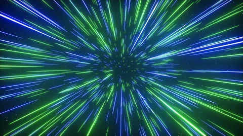 Space background, abstract galaxy. Hyper jump, fast travel Stock Footage 145319562