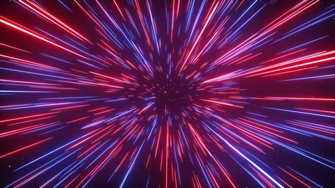 Space background, abstract galaxy. Hyper jump, fast travel Stock Footage 145319616